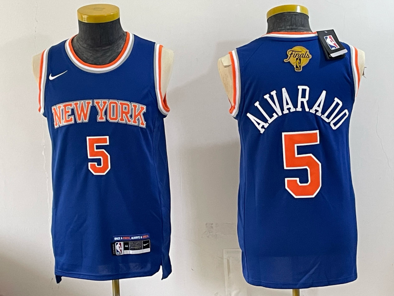 Men New York Knicks #3 Hart blue 2026 Nike NBA jersey 0630004